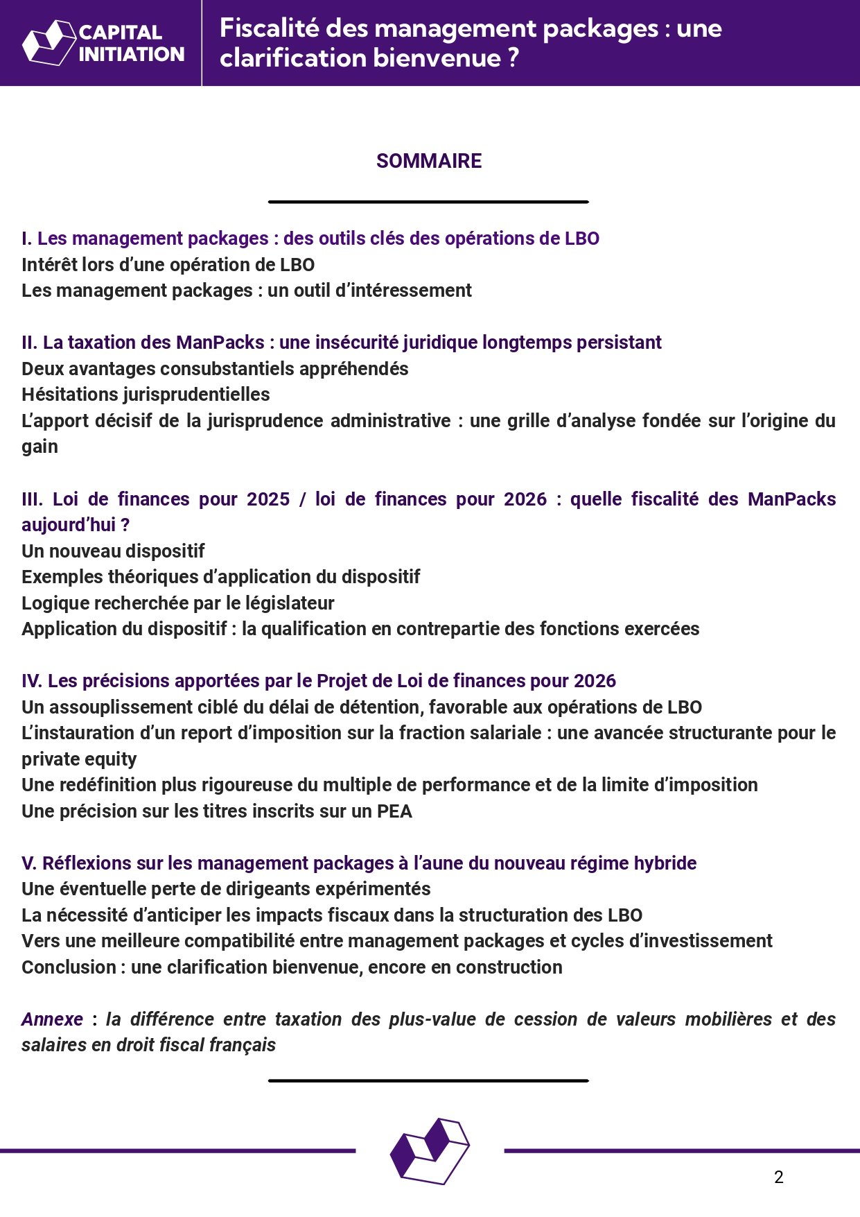 La fiscalité des managements packages - une clarification bienvenue ?_page-0002