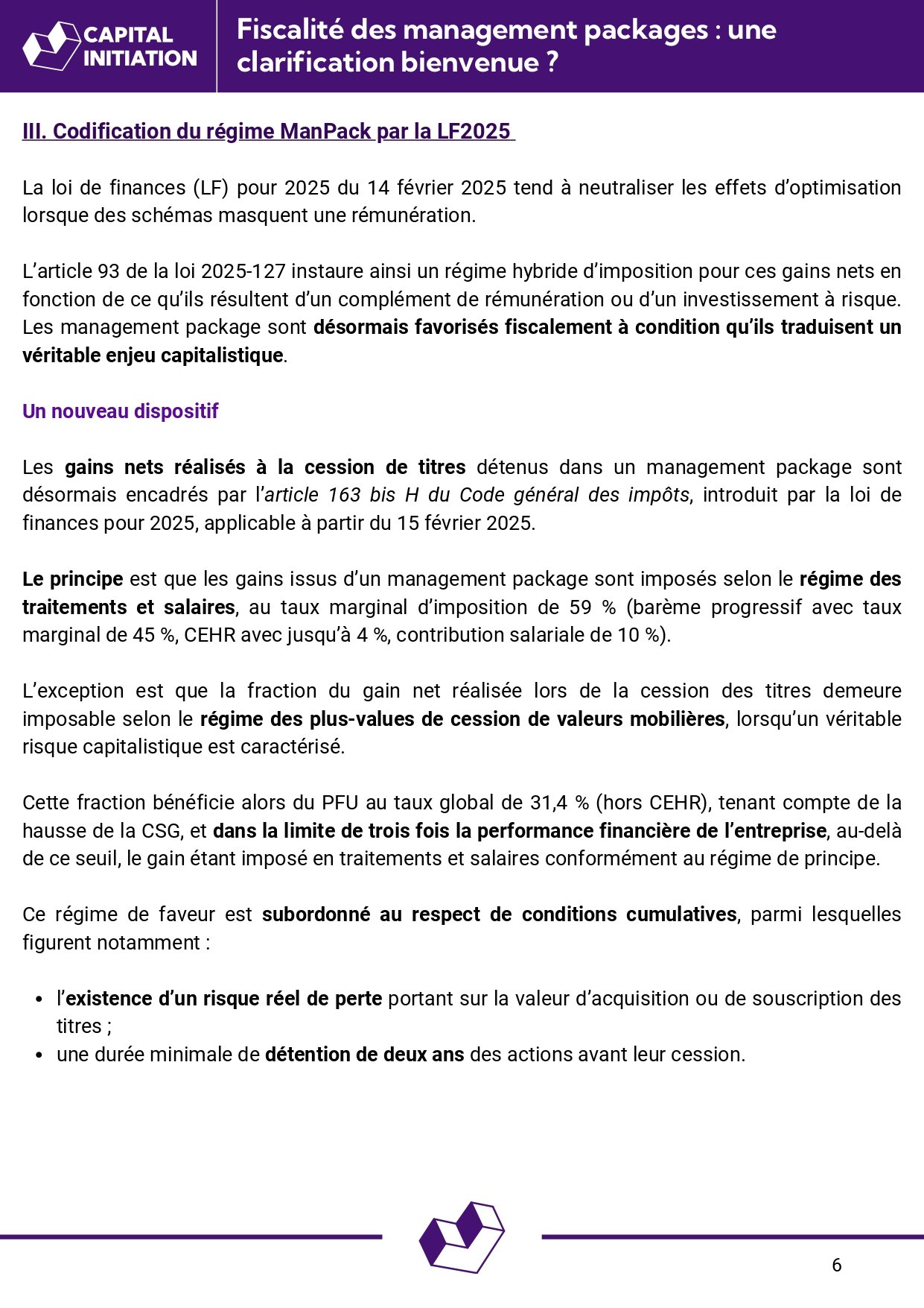 La fiscalité des managements packages - une clarification bienvenue ?_page-0006