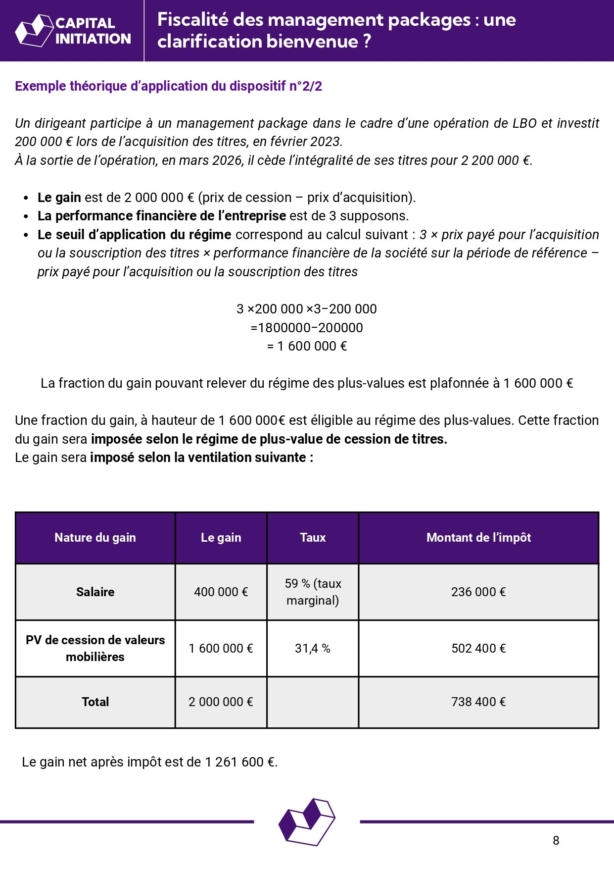 La fiscalité des managements packages - une clarification bienvenue ?_page-0008