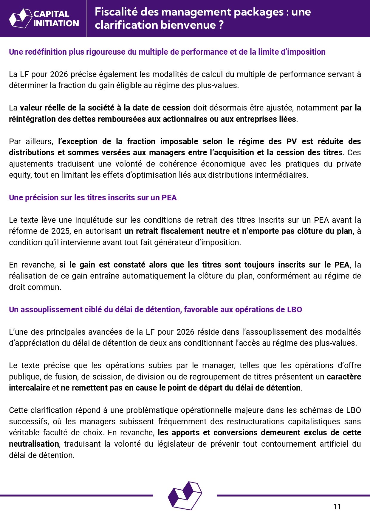 La fiscalité des managements packages - une clarification bienvenue ?_page-0011