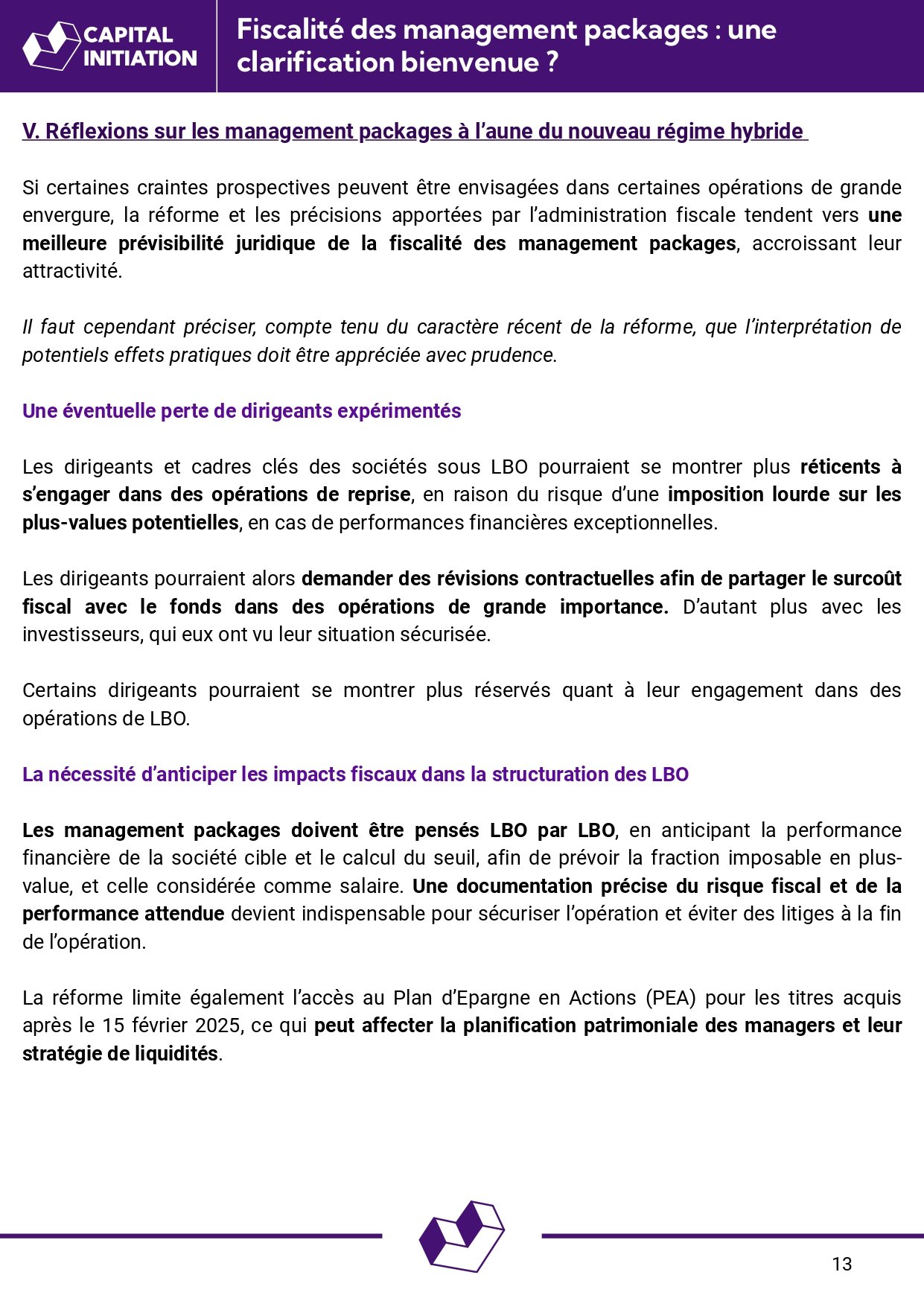La fiscalité des managements packages - une clarification bienvenue ?_page-0013