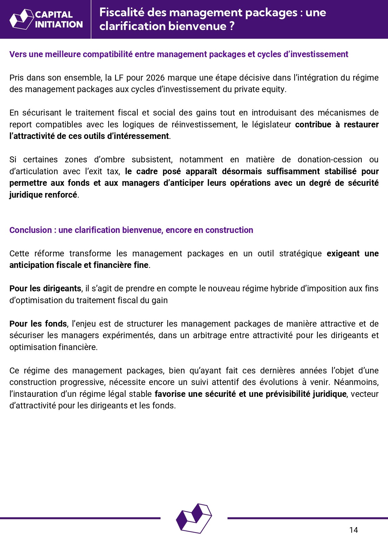 La fiscalité des managements packages - une clarification bienvenue ?_page-0014